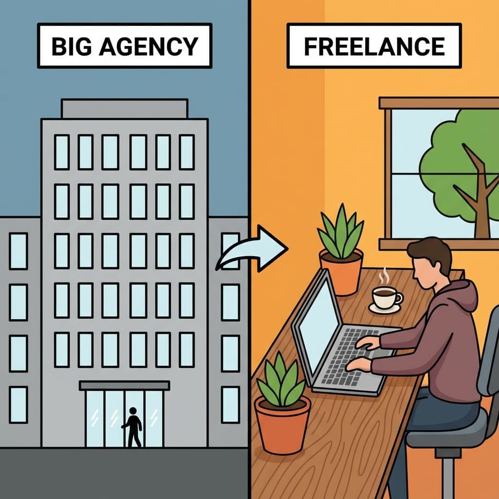 Agence vs Freelance